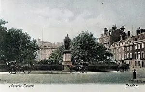 Hansom: View of Hanover Square, London