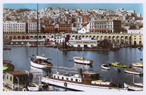 Casbah: View of the harbour, Algiers, Algeria