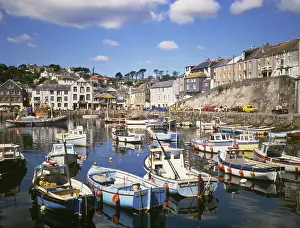 Austell: View of the harbour, Mevagissey, Cornwall