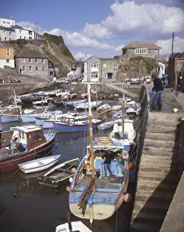 Austell: View of the harbour, Mevagissey, Cornwall