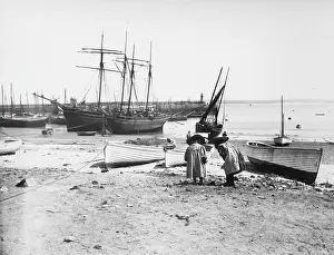 Smeaton: View of the harbour and pier at St Ives, Cornwall