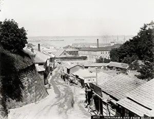Bluff: View of the harbour at Yokohama, Japan