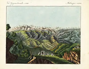 Goetz: View of the Himalayan mountains