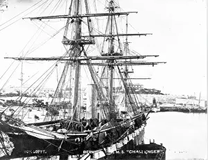 H.m.s: View of H.M.S. Challenger in Bermuda, West Indies