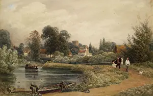Iffley: View of Iffley from the River