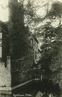 Mote: Side view of Ightham Mote, Kent