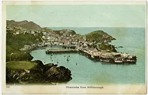 Hillsborough: View of Ilfracombe, Devon from Hillsborough