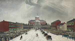 Pollock: View. Of the inauguration of Gov. James Pollock