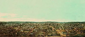 Indi: View of Indianapolis 1854