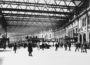 Refreshments: View inside Waterloo Station, London
