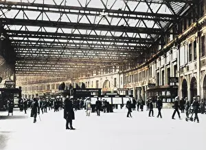 Refreshments: View inside Waterloo Station, London