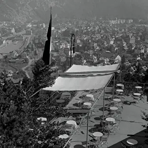 Interlaken: View over Interlaken, Switzerland
