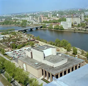 Yekaterinburg: A view of the Iset River and a new residential