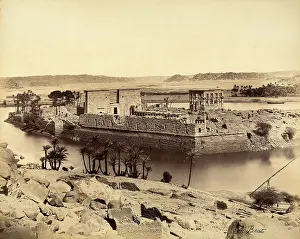 Assuan: View of Isis Temple in