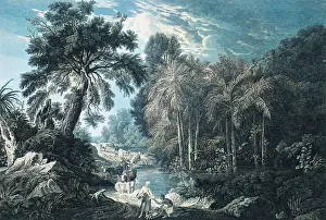Mary Evans Library Of Congress (l&l): A view in the Island of Jamaica, of the spring-head of Roari