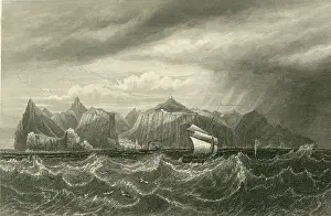 Nichol: View of the island of St Helena