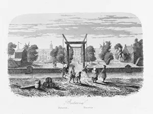 Batavia: View of Jakarta, Java, Indonesia