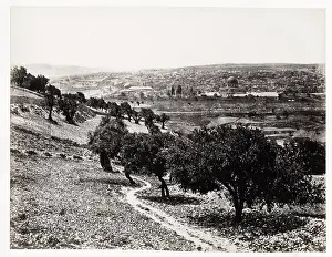 Accompanying: View of Jerusalem, Palestine, modern Israel