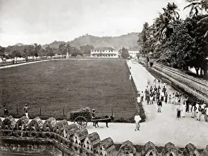 Kandy: view at Kandy, Ceylon, circa 1880s