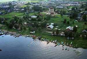 Onega: View of Kargopol, 1990