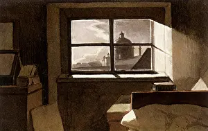 Peder: View of the Karl Church in Moonlight