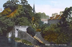 Kelso: View from Kelso Bridge, Kelso, Scotland