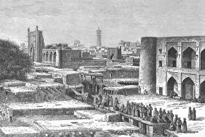 Uzbekistan: View of Khiva, Uzbekistan