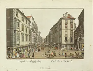 Schutz: View of the Kohlmarkt in Vienna. 1786. Carl Schutz