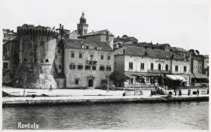 Korcula: View of Korcula, Croatia