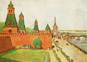 Konstantinovich: View of the Kremlin, Moscow