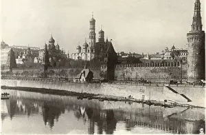Belltower: View of the Kremlin, Moscow, Russia