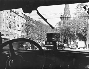 Steering: View of the Kurfuerstendamm in Berlin, 1937