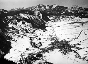 Straightened: View from the Laber to Oberammergau, 1936