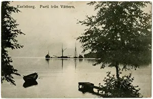 Vastra: View over the lake - Karlsborg, Sweden
