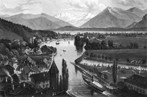 Thun: A View of Lake Thun