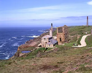 Pendeen: View at Levant Mine, Pendeen, Cornwall
