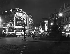 Nescafe: View of the lights at Piccadilly Circus, London