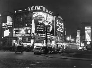 Nescafe: View of the lights at Piccadilly Circus, London