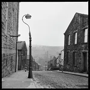 Deste: A view looking south along Exchange Street, Colne