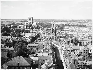 Giless: A view looking west from the tower of the City