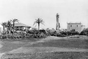 Mosques: View of Lydda (Lod), Western Israel