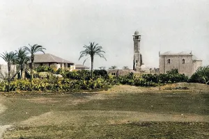 Mosques: View of Lydda (Lod), Western Israel