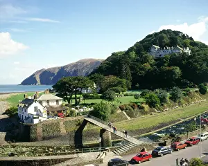 Countisbury: View of Lynmouth and Countisbury, Devon