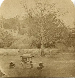 Negretti: View of Magazine Hill from the Parade Ground, Canton