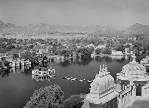 Singh: View from the Maharana Palace in Udaipur