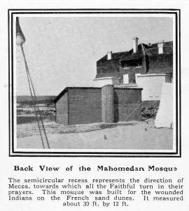 Mahomedan: Back view of a Mahomedan Mosque