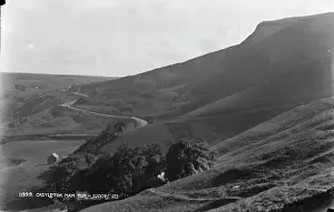 Elevation: View of Mam Tor from Castleton