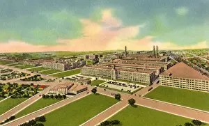 Akron: View of Manufacturing Plants. Akron