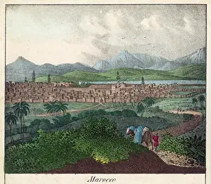 Marrakesh: View of Marrakesh, Morocco