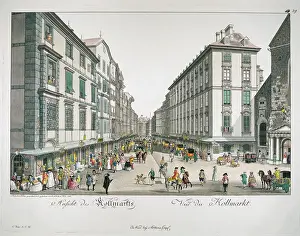 Kohlmarkt: View from the Michaelerplatz to the Kohlmarkt